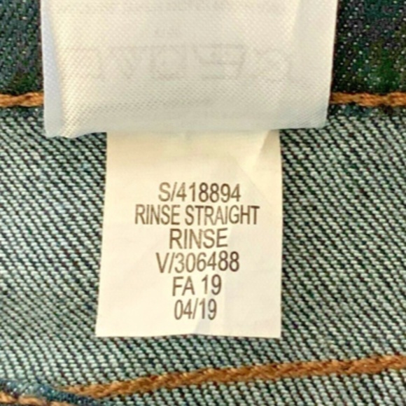 Banana Republic Straight Fit Jeans Womens 27/4 Dark Rinse #224F - Picture 6 of 6